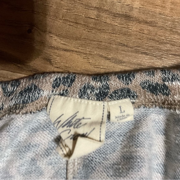 White Crow Cheetah Print Top - Picture 2 of 3